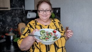 Собрали урожай  и приготовили простой и вкусный ужин.