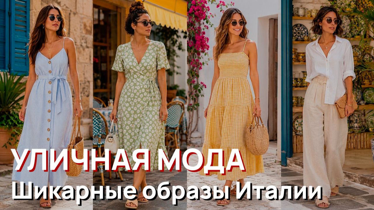 Уличная мода - Шикарные образы Италии смотреть онлайн