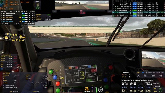 iRacing GTE Sprint Series [19-07-2026 20-02-49] - Circuit de Barcelona Catalunya смотреть онлайн