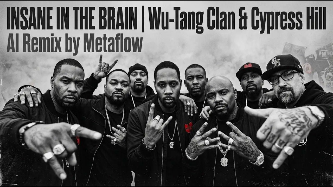 INSANE IN THE BRAIN Wu-Tang Clan & Cypress Hill Inspired Gangsta AI Mix смотреть онлайн