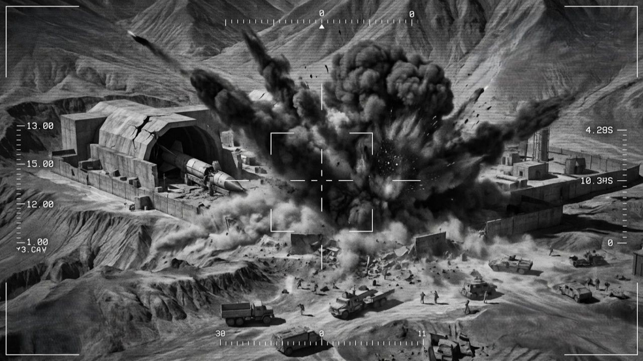 7 минут назад США отследили скрытую ПЛОЩАДКУ для запуска ракет и быстро уничтожили ее с помощью бомб смотреть онлайн