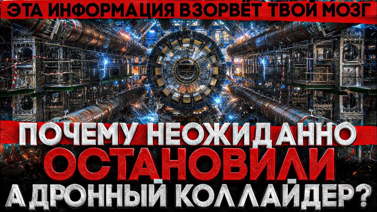 (СТЕБЛОВ)Alex СМОТРИТ: ПОЧЕМУ НЕОЖИДАННО ОСТАНОВИЛИ БОЛЬШОЙ АДРОННЫЙ КОЛЛАЙДЕР?