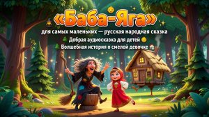 🧙♀️👶✨ «Баба-Яга» для самых маленьких — русская народная сказка | Добрая аудиосказка для детей |