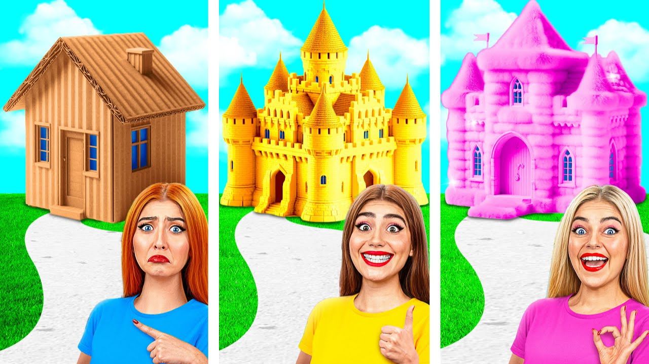 Домики Одного Цвета Бедная vs Богатая vs Ультра Богатая # Смешные Cитуации смотреть онлайн