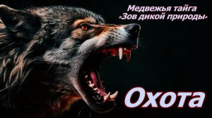 Собака учуяла волка Охота
