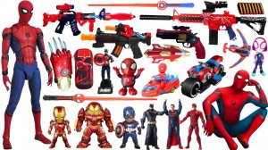 Серия Marvel Spider-Man распаковывается, популярные фигурки Человека-паука, популярный электричский