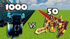 1000 Стражей против 50 Игнисов ｜ Minecraft
