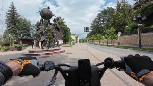 Кисловодск. Утренняя велопрогулка по городу и парку на электровелосипеде Gifu M8. 2 часть