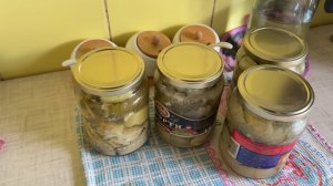 Огурчики в горчичной заливке