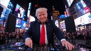 Trump Takes Over Times Square _ Deep Minimal House MIX 2026
