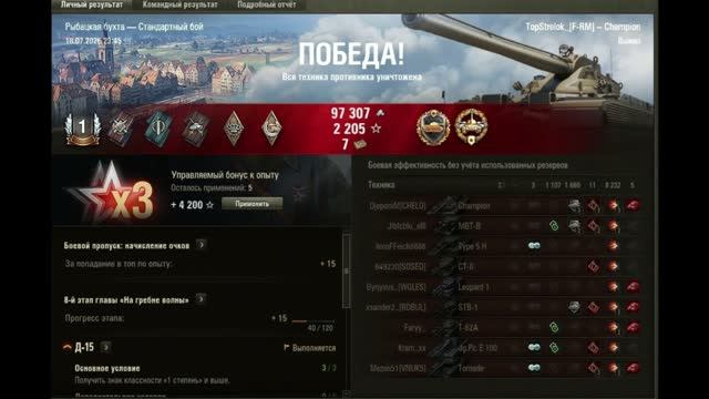 Champion ИМБА Мира Танков