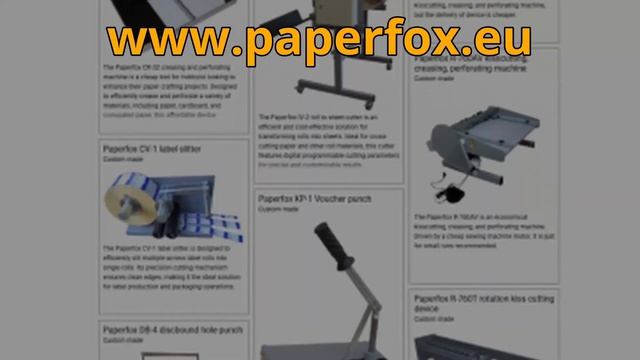 Paperfox EVV-3 — нарезчик защитного уголка