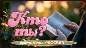 📗 «Кто ты?» ~ РАССКАЗ Христианский ~ 👧🟢 НАСТАВЛЕНИЕ ДЕТЯМ