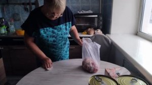 Шашлык на сковороде.