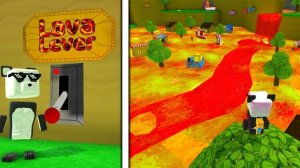 Прохождение игры Super Bear Adventure с секретным рычагом в лавовом лобби