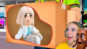 ОТПРАВИЛА СЕБЯ В КОРОБКЕ В ДОМ АЛЁНЫ В БРУКХЕЙВЕН в ROBLOX!