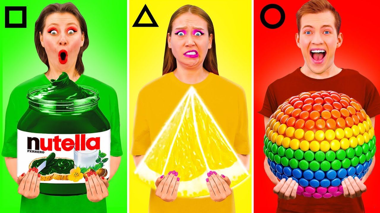 Геометрический Челлендж с Едой # Смешные Моменты с PaRaRa Challenge смотреть онлайн