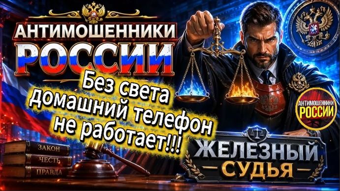 ЖЕЛЕЗНЫЙ СУДЬЯ / МОШЕННИКИ ЗВОНЯТ ПО ТЕЛЕФОНУ смотреть онлайн