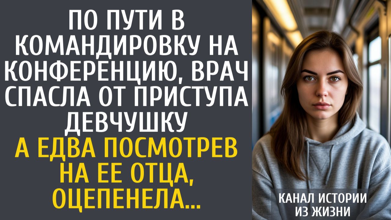 Истории из жизни По пути в командировку, врач спасла от приступа девчушку... А увидев ее отца.. смотреть онлайн