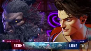 Street Fighter 6 - Акума vs Люк