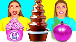 Шоколадный Фонтан Челлендж # Смешные Моменты c DaGaDa Challenge