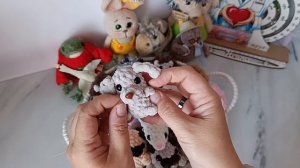 Моя вязальная неделя. Навязала много брелоков. Вязовлог. #вязание #игрушкикрючком