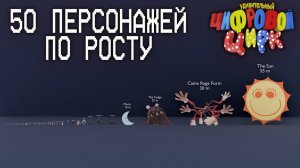 «Удивительный цифровой цирк»: сравнение размеров всех персонажей (более 50)