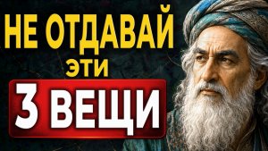 Омар Хайям: Три вещи, которые нельзя отдавать даже близким