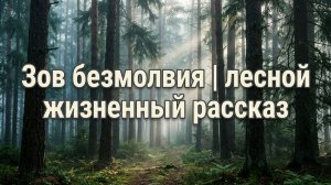 Зов безмолвия  лесной жизненный рассказ | Аудио рассказы