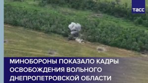Минобороны показало кадры освобождения Вольного Днепропетровской области