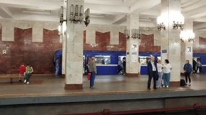 Электропоезд 81-717/714 «Номерной» станция Московская (Нижегородский метрополитен) 8.07.2026