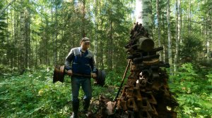 ПОЛТОННЫ ЖЕЛЕЗА ОДНИМ ДОМКРАТОМ! Редкая находка на заброшенном усе.