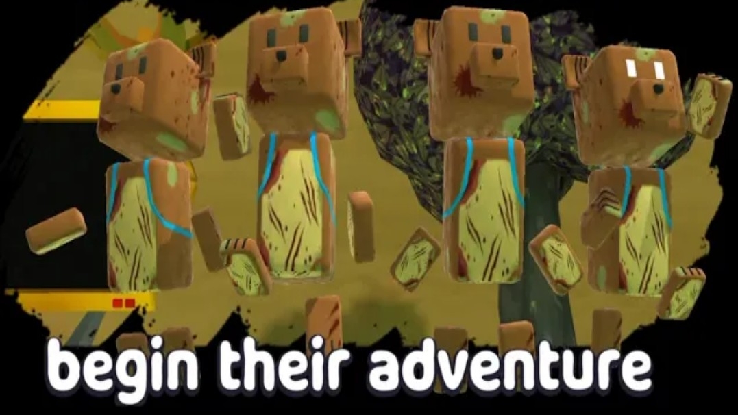 РЕАЛЬНЫЕ ЗОМБИ в Приключении Супер Медведя/Super Bear Adventure смотреть онлайн