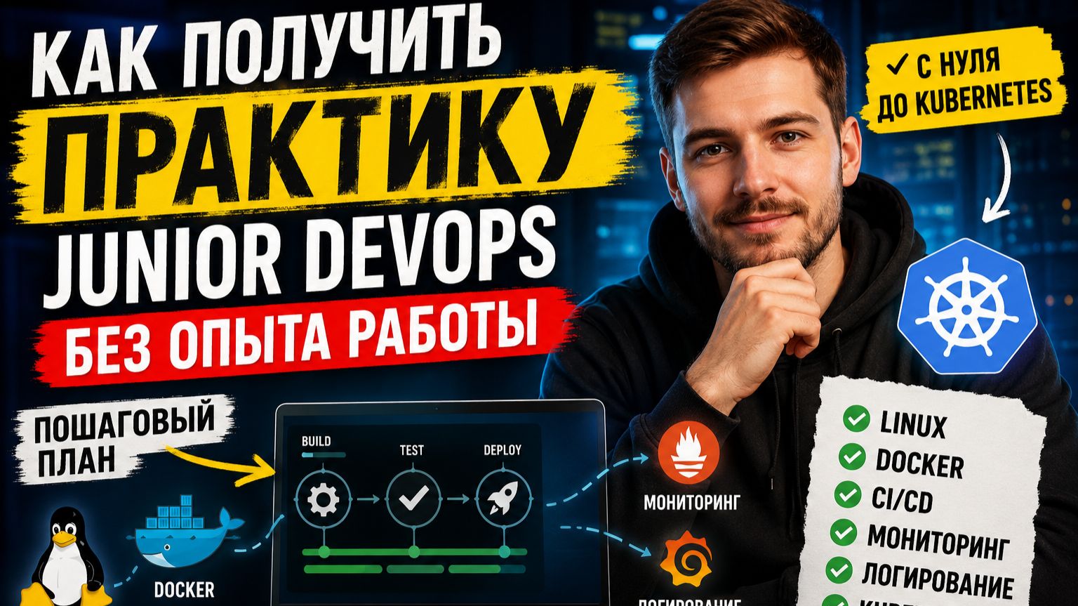 Как получить практику Junior DevOps без опыта работы: пошаговый план смотреть онлайн