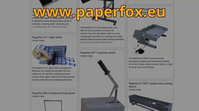 Paperfox R-761 — машина для надсечки, биговки и перфорации