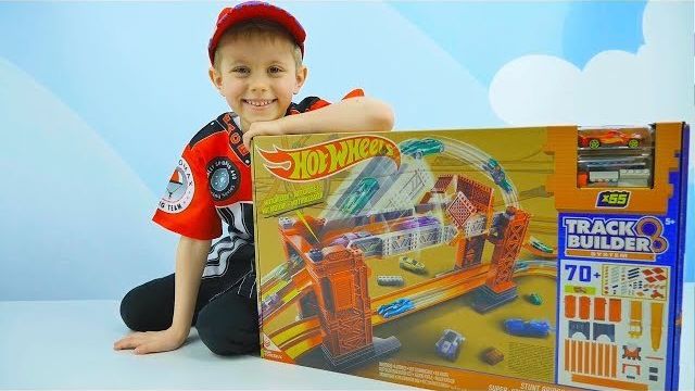 ХОТ ВИЛС трек Разводной Мост и Машинки. Даник играет с набором Hot Wheels TRACK BUILDER смотреть онлайн