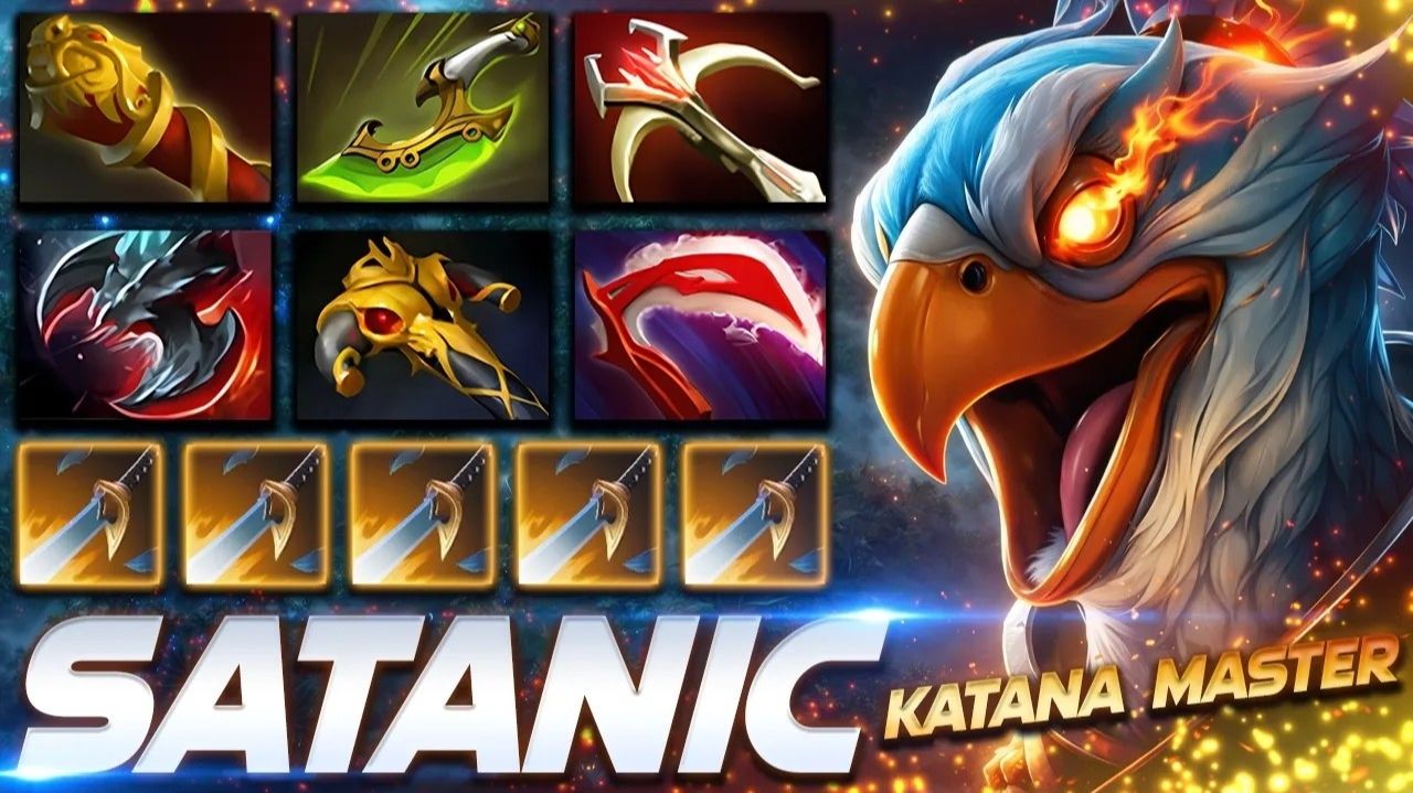 Satanic KEZ — профессиональный геймплей в Dota 2 [Смотри и учись]