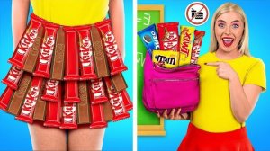 Как Пронести Сладости в Класс _ Смешные Моменты от Mega DO Challenge