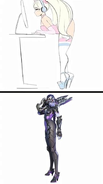 DPS players be Like #overwatch #overwatch2 #ytshorts