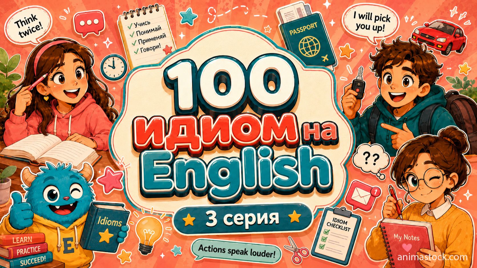 100 устойчивых выражений английского языка. 3 серия