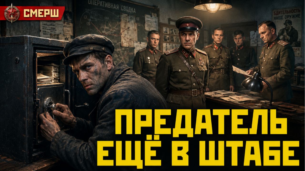 СМЕРШ. БЫВШИЙ МЕДВЕЖАТНИК ВСКРЫЛ СЕЙФ… И ПОНЯЛ, ЧТО ПРЕДАТЕЛЬ ЕЩЁ В ШТАБЕ