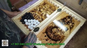 Резные Нарды Геометрия Ручной Резьбы👈