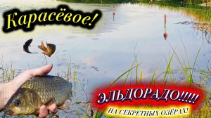 Впечатляющее ЭЛЬДОРАДО КАРАСЯ!!! Лучшая Летняя Рыбалка 2026!!! УБОЙНЫЙ КЛЁВ КАРАСЯ На Диких Озёрах!