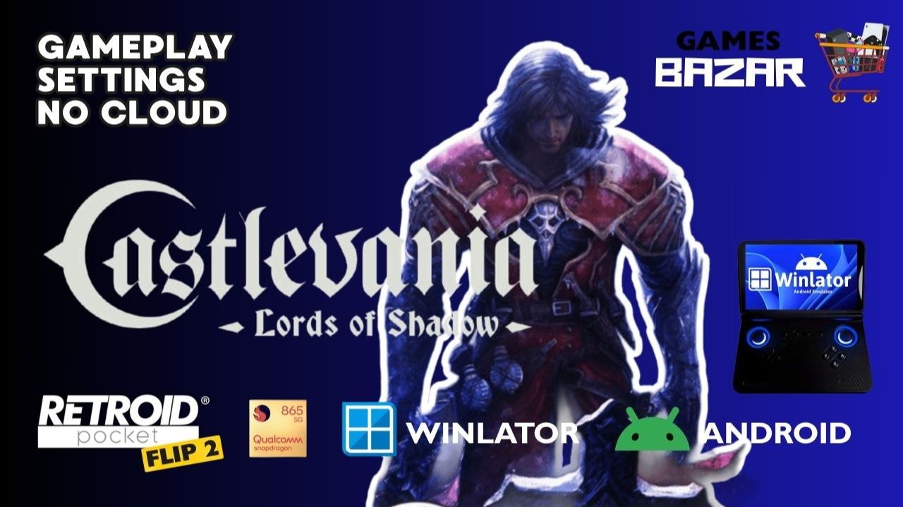 Castlevania: Lords of Shadow Winlator v10.1 настройки Retroid Pocket Flip 2 #winlator #emulation смотреть онлайн