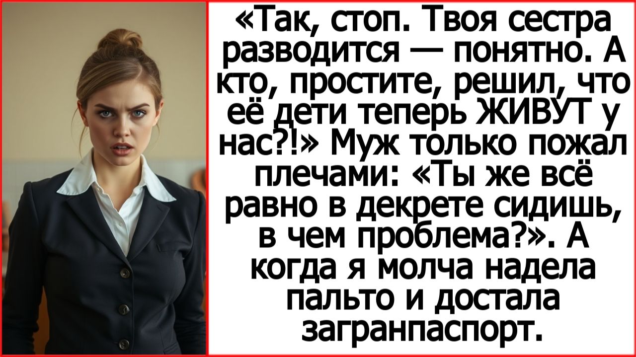 Слушать рассказы Андрея Белого про свекровь. Кто решил, что дети твоей сестры теперь ЖИВУТ у нас?!