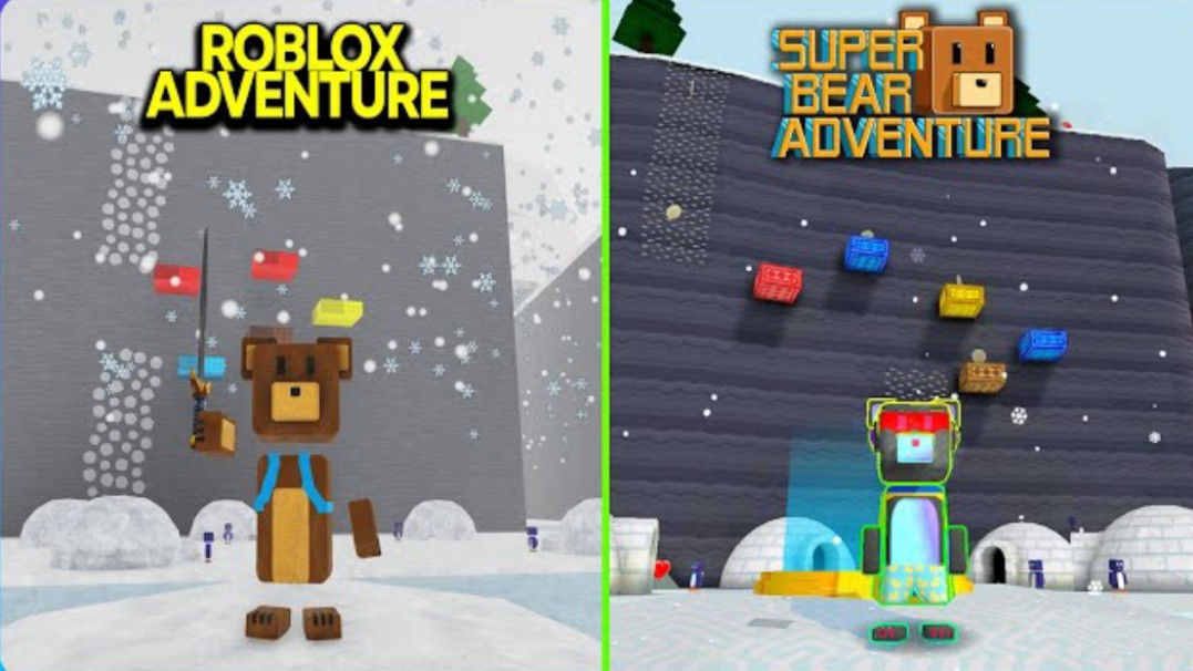Valley против Super Bear Adventure Snow Valley/приключения Супер Медведя🐻 смотреть онлайн
