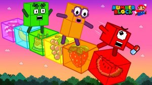 ЧИСЛА LEGO ПЕРЕХОДЯТ МОСТ ИЗ ФРУКТОВ И ЯГОД В ЛАБИРИНТЕ SUPER MARIO BROS | GM STORIES