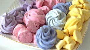 Цветные пп маршмеллоу без искусственных красителей! Без сахара!