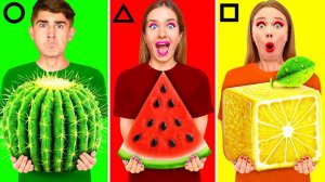 Геометрический Челлендж с Едой # Кухонные Лайфхаки и Рецепты от BaRaDa Challenge