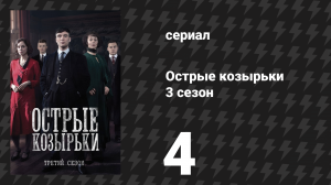 Острые козырьки 3 сезон 4 серия «Эпизод 4» (сериал, 2016)